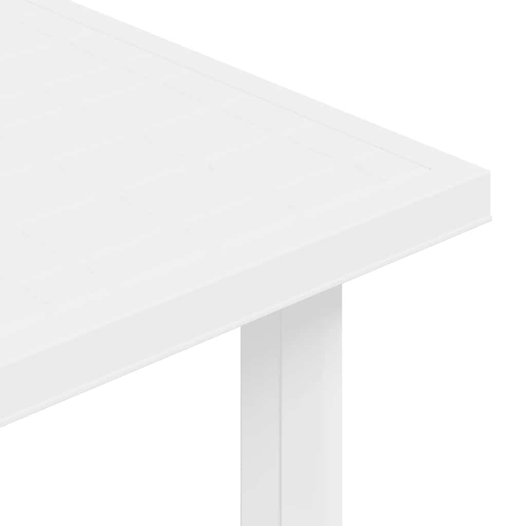 Garden Table White 80x75x72 cm Plastic