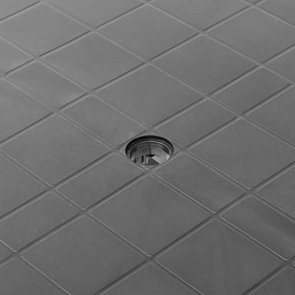 Garden Table Anthracite 80x75x72 cm Plastic