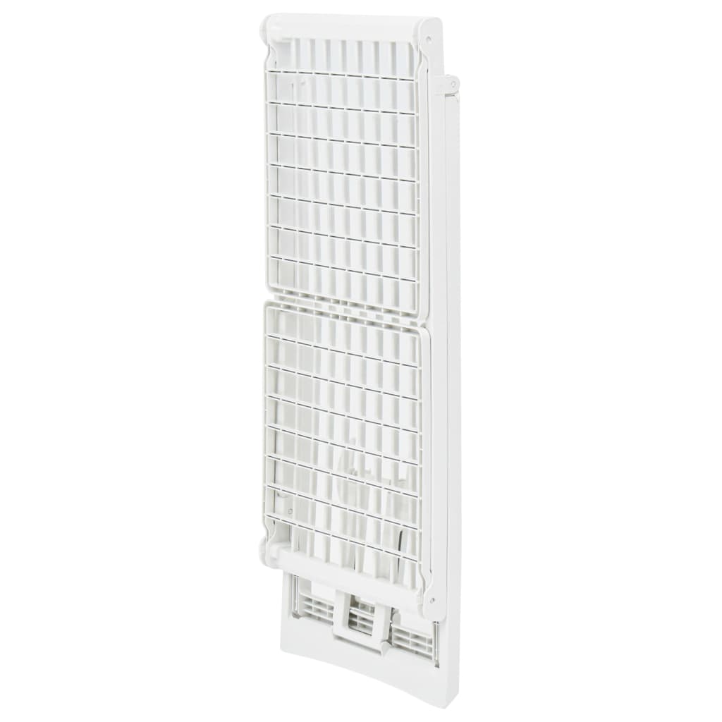 Folding Clothes Dry Rack White Plastic