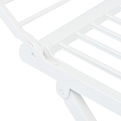 Folding Clothes Dry Rack White Plastic