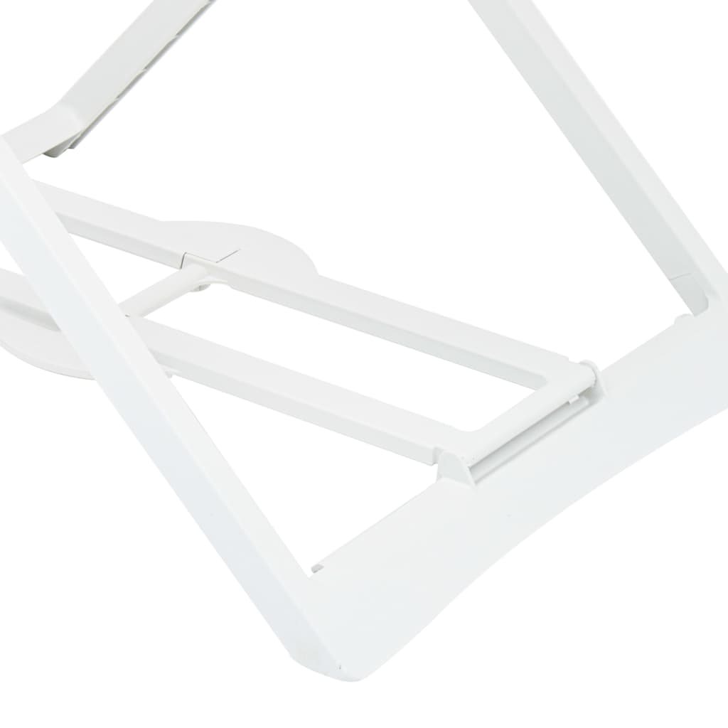 Folding Clothes Dry Rack White Plastic
