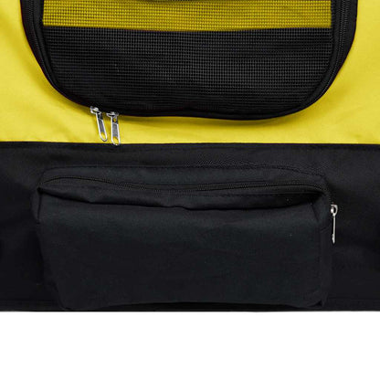 2-in-1 Pet Bike Trailer & Jogging Stroller Yellow and Black