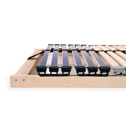 Slatted Bed Bases without Mattress 2 pcs with 42 Slats 70x200 cm