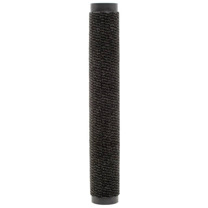 Dust Control Mats 2 pcs Rectangular Tufted 90x150 cm Black