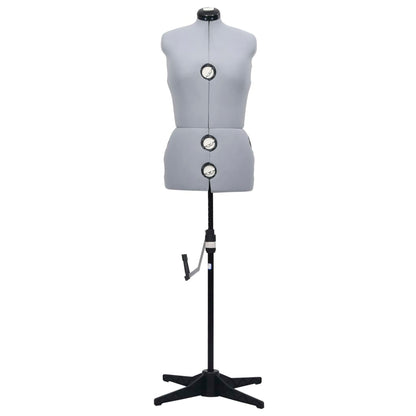 Adjustable Dress Form Female Grey M Size 40-46