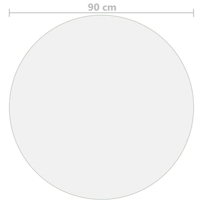 Table Protector Matte Ø 90 cm 2 mm PVC