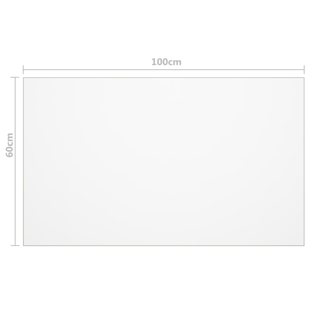 Table Protector Matt 100x60 cm 1.6 mm PVC