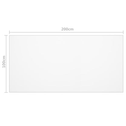 Table Protector Transparent 200x100 cm 1.6 mm PVC