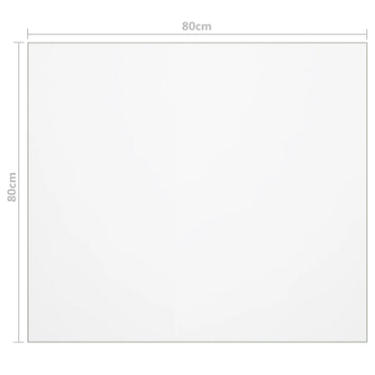Table Protector Transparent 80x80 cm 1.6 mm PVC