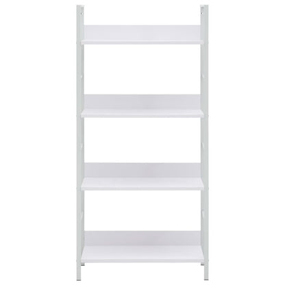 4-Layer Book Shelf White 60x27.6x124.5 cm Engineered Wood