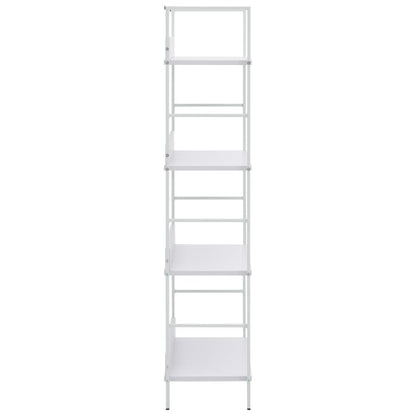 4-Layer Book Shelf White 60x27.6x124.5 cm Engineered Wood