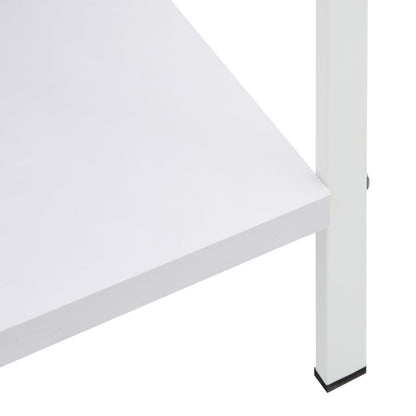 4-Layer Book Shelf White 60x27.6x124.5 cm Engineered Wood
