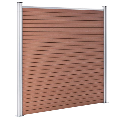 Garden Fence WPC 1045x186 cm Brown