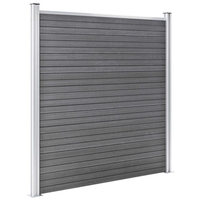 Garden Fence WPC 872x186 cm Grey