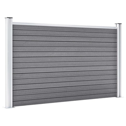 Garden Fence WPC 526x106 cm Grey