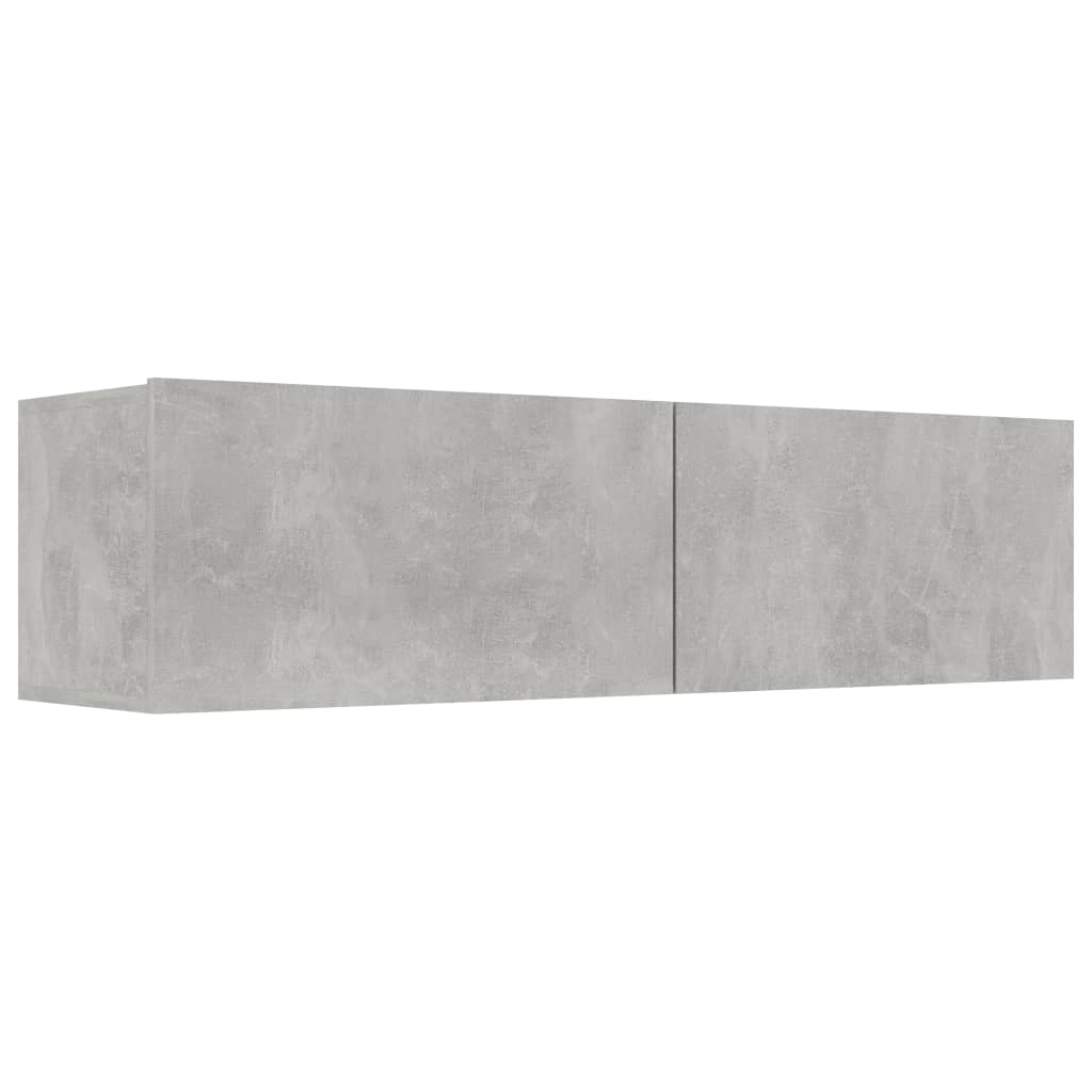 TV Cabinet Concrete Grey 120x30x30 cm Engineered Wood