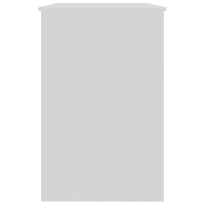 Desk White 100x50x76 cm Engineered Wood