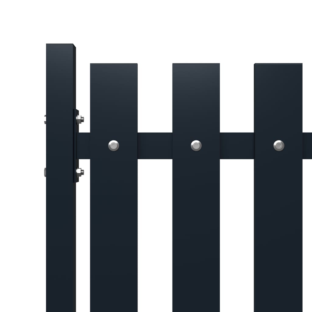 Fence Panel Anthracite 178x100 cm Powder-coated Steel