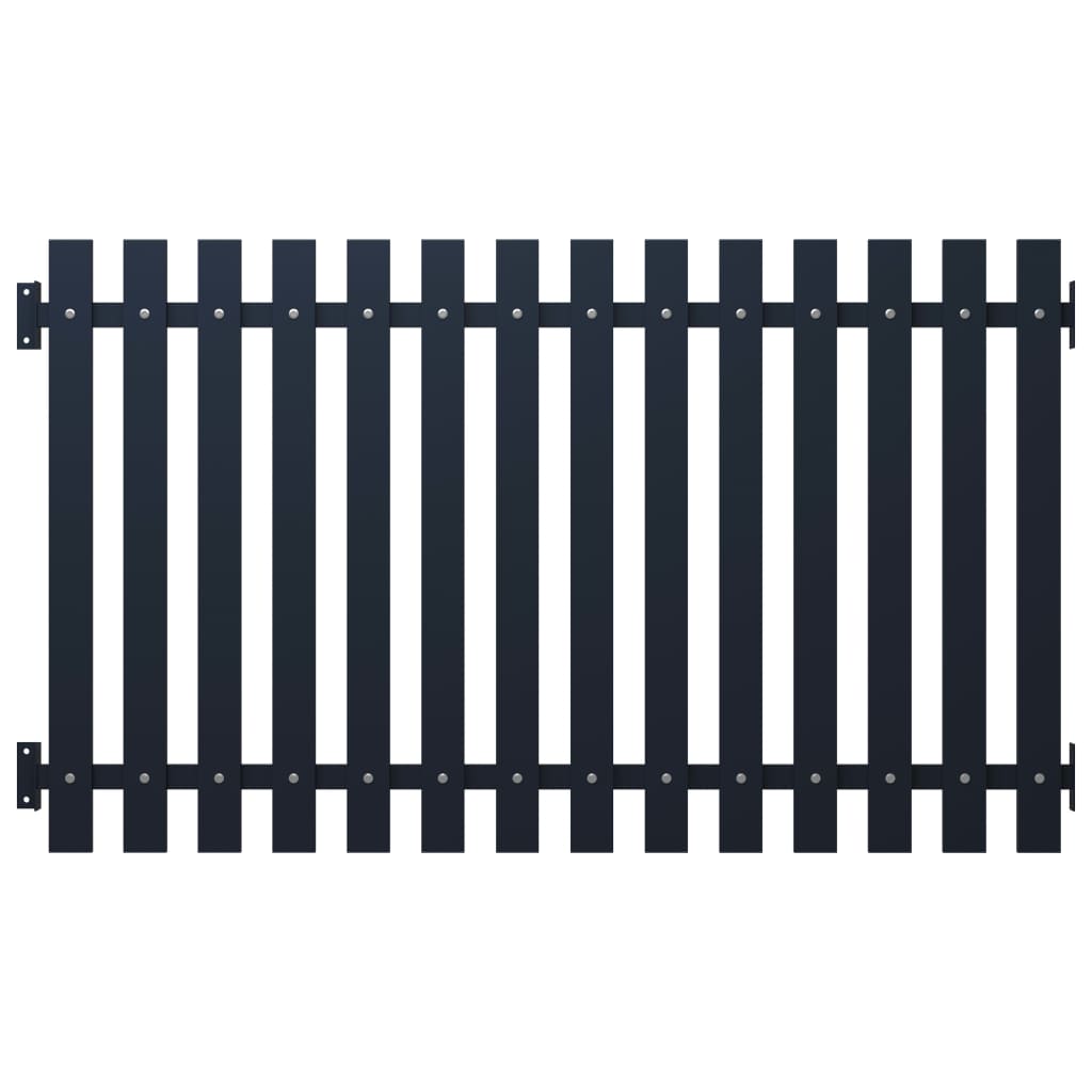 Fence Panel Anthracite 178x100 cm Powder-coated Steel