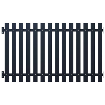 Fence Panel Anthracite 178x100 cm Powder-coated Steel