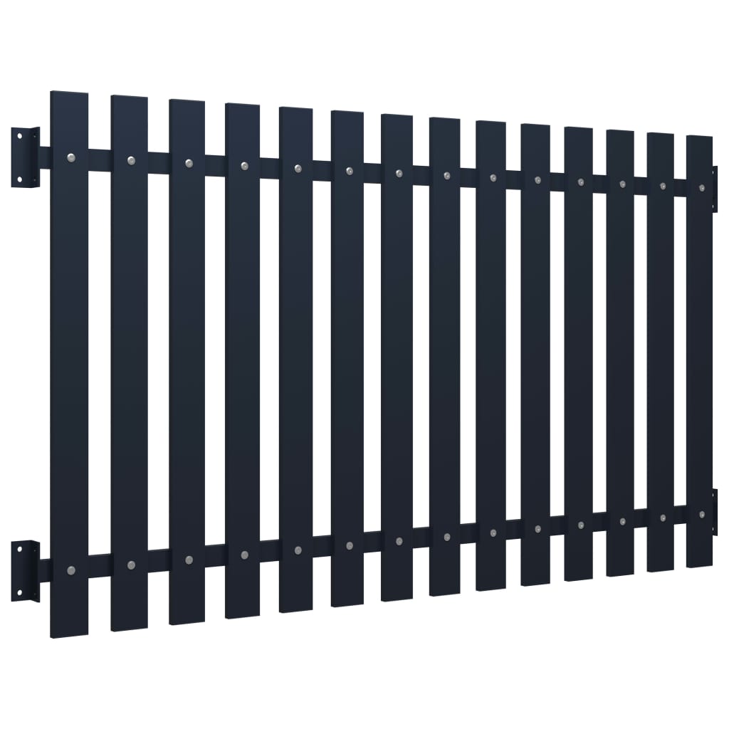 Fence Panel Anthracite 178x100 cm Powder-coated Steel