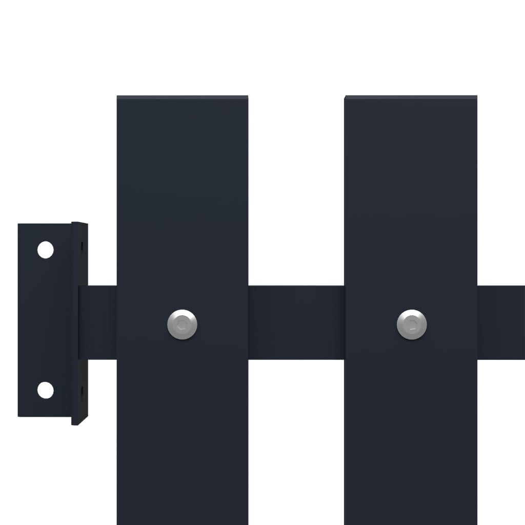 Fence Panel Anthracite 178x100 cm Powder-coated Steel