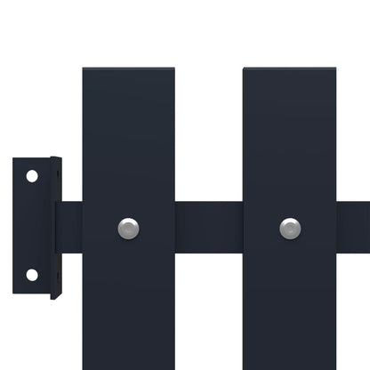 Fence Panel Anthracite 178x100 cm Powder-coated Steel