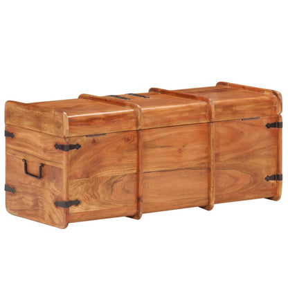 Storage Chest 90x40x40 cm Solid Acacia Wood