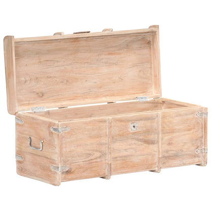 Storage Chest 90x40x40 cm Solid Acacia Wood