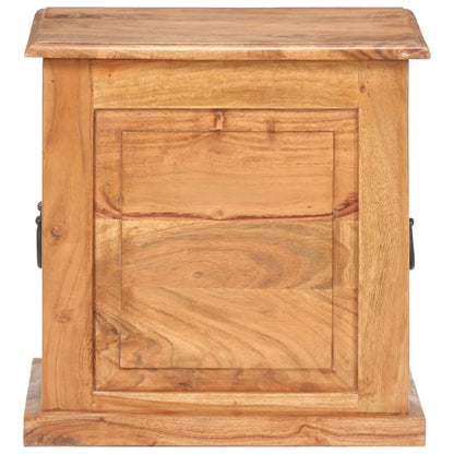 Chest 40x40x40 cm Solid Acacia Wood