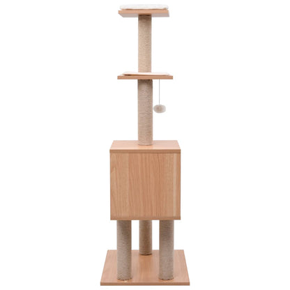 Cat Tree with Sisal Scratching Mat 123 cm