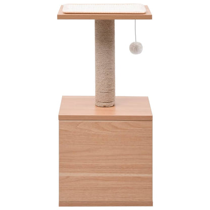 Cat Tree with Sisal Scratching Mat 62 cm