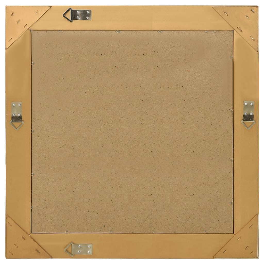 Wall Mirror Baroque Style 60x60 cm Gold