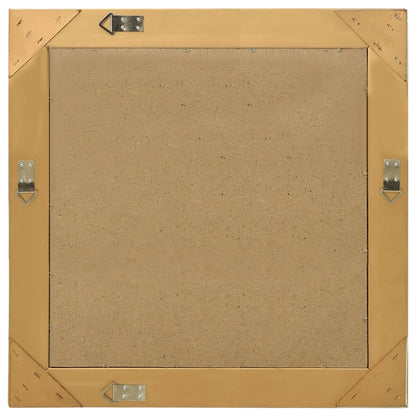 Wall Mirror Baroque Style 60x60 cm Gold
