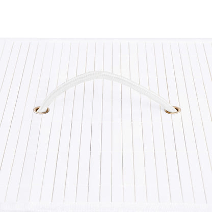 Bamboo Laundry Basket White 100 L