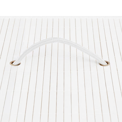 Bamboo Laundry Basket White