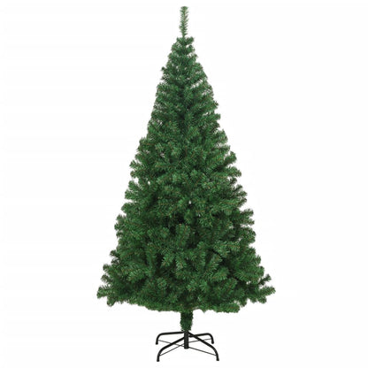 Artificial Christmas Tree with Thick Branches Green 210 cm PVC