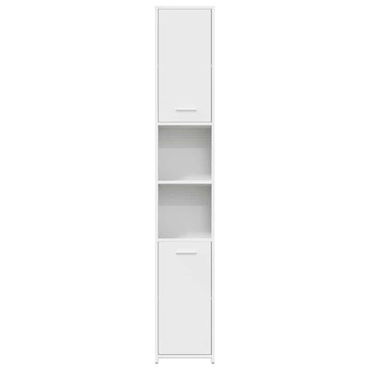 Bathroom Cabinet White 30x30x183.5 cm Engineered Wood