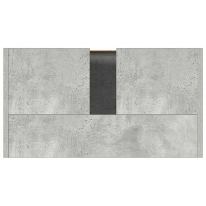 Bathroom Cabinet Concrete Grey 60x33x61 cm Engineered Wood