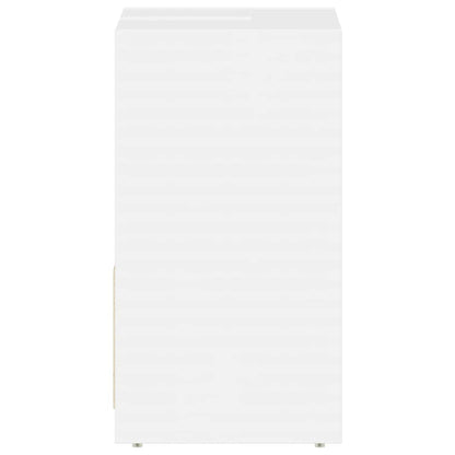 Bathroom Cabinet High Gloss White 60x33x61 cm Engineered Wood