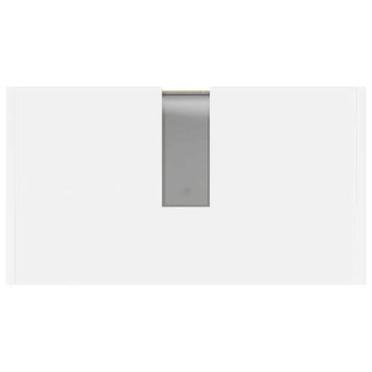 Bathroom Cabinet High Gloss White 60x33x61 cm Engineered Wood