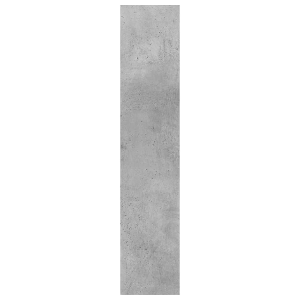 Wall Shelf Concrete Grey 90x16x78 cm Engineered Wood