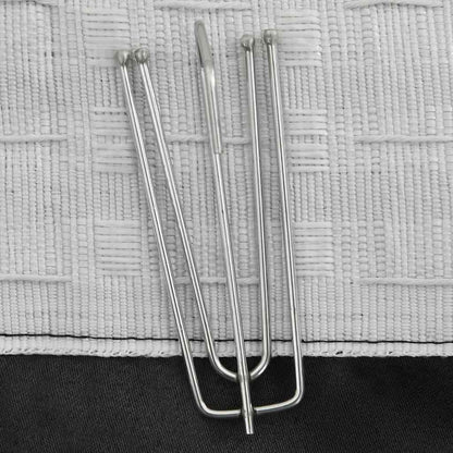Linen-Look Blackout Curtains with Hooks 2 pcs Anthracite 140x175 cm