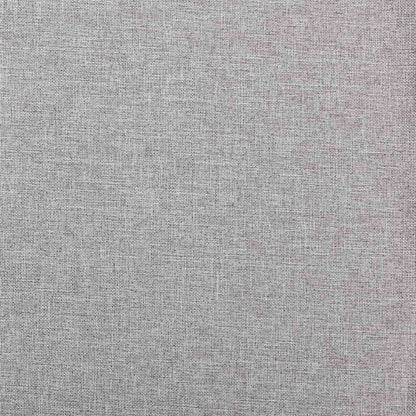 Linen-Look Blackout Curtains with Grommets 2pcs Grey 140x225cm