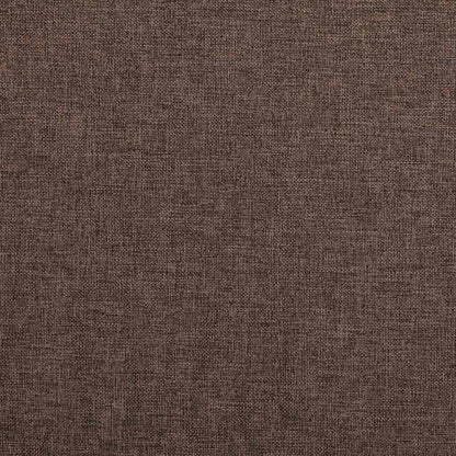 Linen-Look Blackout Curtains with Grommets 2pcs Taupe 140x175cm