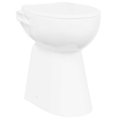 Rimless Toilet 7 cm Extra Height Soft Close Ceramic White
