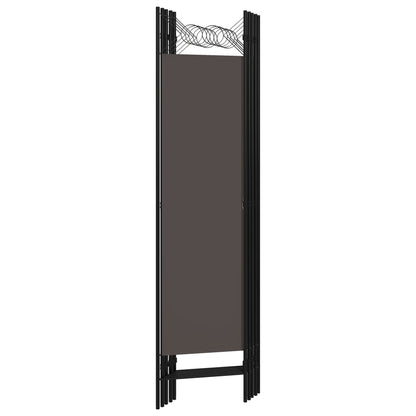 5-Panel Room Divider Anthracite 200x180 cm
