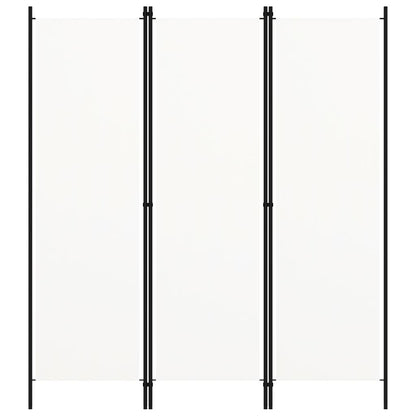 3-Panel Room Divider White 150x180 cm