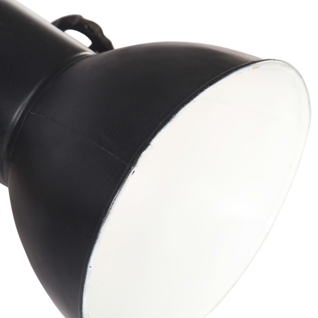 Industrial Wall Lamp Black 90x25 cm E27