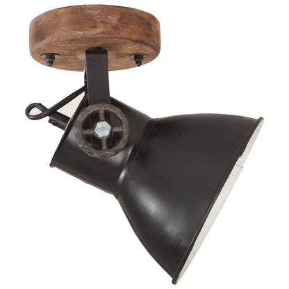 Industrial Wall/Ceiling Lamps 2 pcs Black 20x25 cm E27